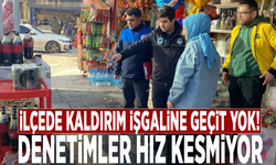 İlçede kaldırım işgaline geçit yok! Denetimler hız kesmiyor