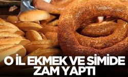 O ilde asgari ücret sonrası ekmek ve simide zam geldi