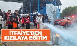 Manisa İtfaiyesinden Kızılay gönüllülerine eğitim!