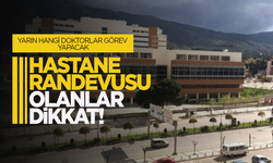 Manisa'da doktora gidecekler dikkat!