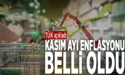 TÜİK açıkladı: Kasım ayı enflasyonu belli oldu