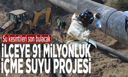 Su kesintileri son bulacak: İlçeye 91 milyonluk içme suyu projesi