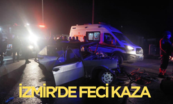 İzmir’de 2 otomobil çarpıştı: 1 ölü