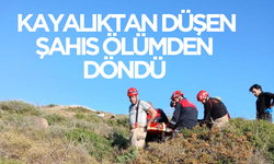 Kayalıklardan düşen şahıs önümden döndü