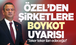 Özgür Özel: Teker teker ilan edeceğiz!