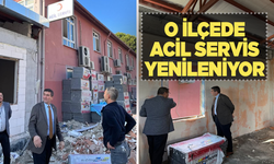 Saruhanlı Devlet Hastanesi'nde Acil Servis yenileniyor