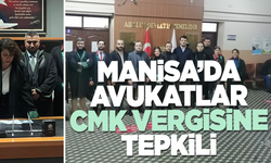 Manisalı avukatlardan CMK ücretlerinden alınan KDV'ye tepki!