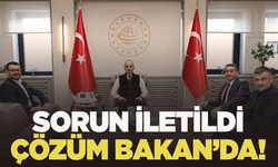 Saruhanlı'nın yol sorunu Bakan Uraloğlu'na sunuldu