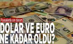 Piyasalarda son durum: Dolar ve euro bugün kaç TL?