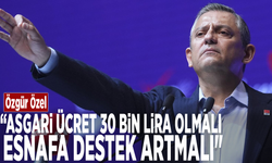 Özgür Özel: “Asgari ücret 30 bin lira olmalı, esnafa destek artmalı"