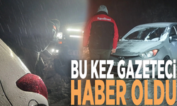 Bu kez gazeteci haber oldu