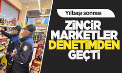 Salihli'de zincir marketler denetlendi