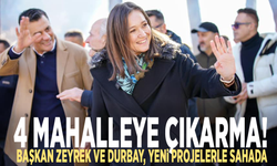 4 mahalleye çıkarma! Başkan Zeyrek ve Durbay, yeni projelerle sahada