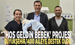 'Hoş Geldin Bebek' projesi: Büyükşehir 1400 aileye destek oldu