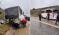 Balıkesir’de feci kaza! İşçi servisi devrildi: 4’ü ağır 26 yaralı