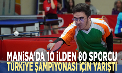 Manisa’da 10 ilden 80 sporcu, Türkiye Şampiyonası için yarıştı