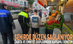 Şehirde düzen sağlanıyor: Zabıta ve emniyet ekiplerinden kapsamlı denetim