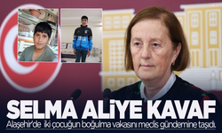 Selma Aliye Kavaf, Alaşehir'de  iki çocuğun boğulma vakasını meclis gündemine taşıdı