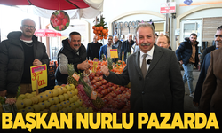 Başkan Mazlum Nurlu Çarşamba Pazarında Vatandaşlarla Buluştu