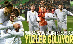 Manisa FK'da galibiyet sonrası yüzler gülüyor