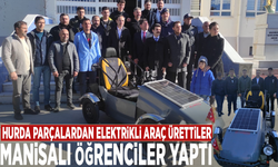 Hurda parçalardan elektrikli araç ürettiler: Manisalı öğrenciler yaptı