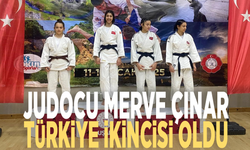 Judocu Merve Çınar Türkiye ikincisi oldu