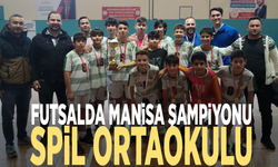 Futsalda Manisa şampiyonu: Spil Ortaokulu