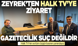 Başkan Zeyrek'ten Halk TV'ye ziyaret!