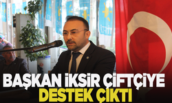 Başkan İksir'den çiftçiye destek