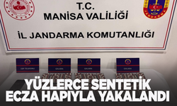 Yüzlerce sentetik ecza hapıyla yakalandı