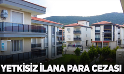 Yetkisiz ilana para cezası