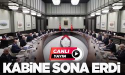 Kabine toplantısı sona erdi