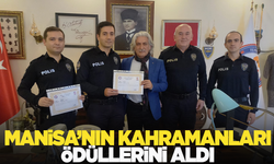 Kahraman polisler başarı belgesiyle ödüllendirildi