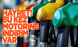 Bu kez motorine indirim geldi!