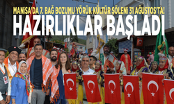 Manisa'da 7. Bağ Bozumu Yörük Kültür Şöleni 31 Ağustos'ta! Hazırlıklar başladı