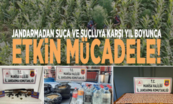 Jandarmadan suça ve suçluya karşı yıl boyunca etkin mücadele!