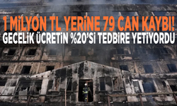 1 milyon TL yerine 79 can kaybı: Gecelik ücretin %20’si tedbire yetiyordu!