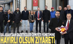 Balaban'dan Gazeteciler Cemiyeti yönetimine hayırlı olsun ziyareti