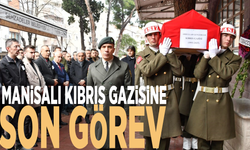 Manisalı Kıbrıs Gazisine son görev