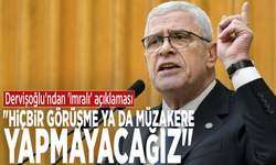 Dervişoğlu'ndan 'İmralı' açıklaması: "Hiçbir görüşme ya da müzakere yapmayacağız"