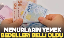 Memurların yemek bedelleri beli oldu