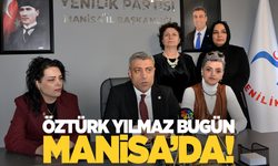 Yenilik Partisi Genel Başkanı Öztürk Yılmaz, Manisa'da ülke gündemini değerlendirdi
