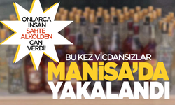 Salihli’de sahte bandrollü içkiler ele geçirildi