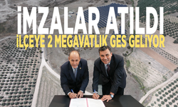 İmzalar atıldı: İlçeye 2 megavatlık GES geliyor