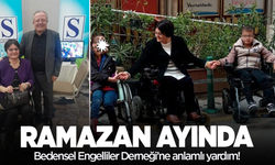 Ramazan'da Manisalı iş insanından Bedensel Engelliler Derneği'ne anlamlı yardım
