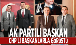 Ak Partili Başkan, CHP'li Başkanlarla görüştü