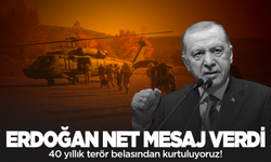 Cumhurbaşkanı Erdoğan teröre ilişkin konuştu: Kurtuluyoruz!