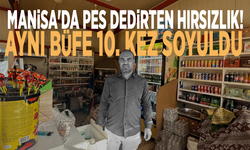 Manisa'da pes dedirten hırsızlık! Aynı büfe 10. kez soyuldu