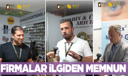 Manisa Ticaret Fuarı'na katılan firmalar ilgiden bir hayli memnun