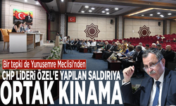Bir tepki de Yunusemre Meclisi'nden: CHP lideri Özel'e yapılan saldırıya ortak kınama